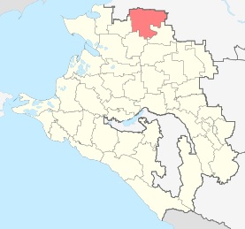 Карта Кущёвского района Краснодарского края