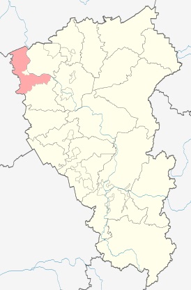 Карта Юргинского района Кемеровской области