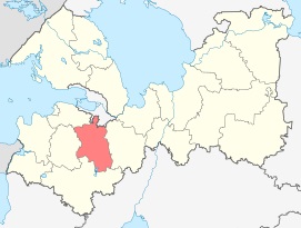 Карта Гатчинского района Ленинградской области