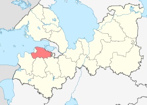 Карта Ломоносовского района Ленинградской области