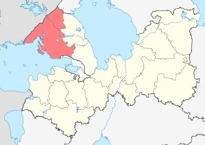 Карта Выборгского района Ленинградской области