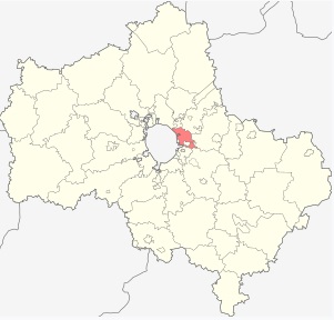 Карта Балашихинского района Московской области