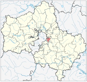 Карта Люберецкого района Московской области