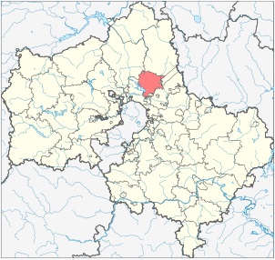 Карта Пушкинского района Московской области