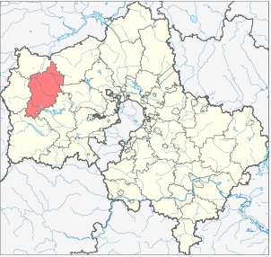 Карта Волоколамского района Московской области