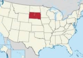 Где находится штат Южная Дакота на карте США? Показываем!