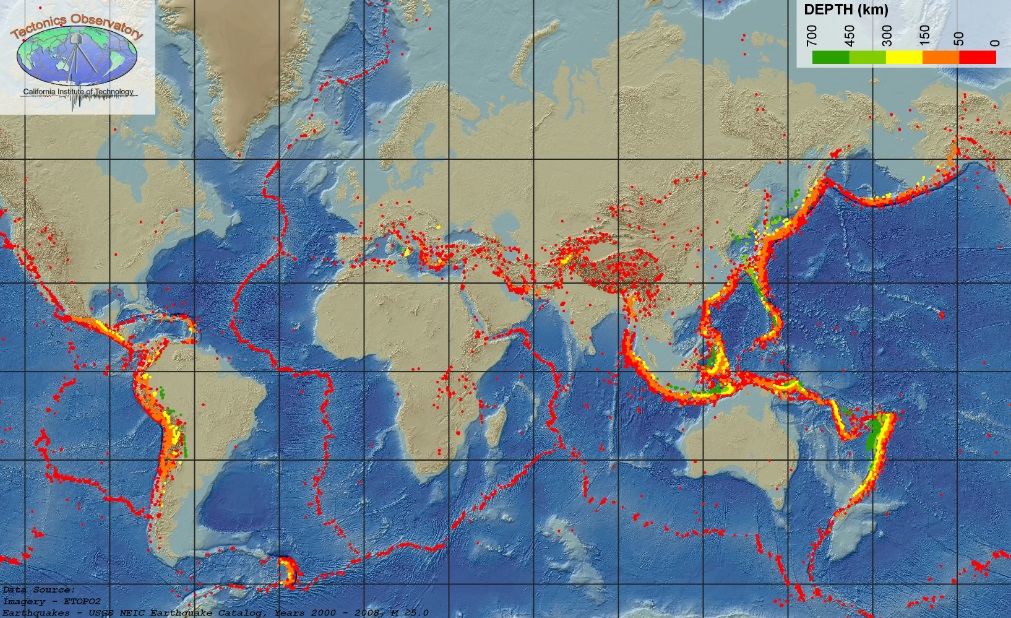 Карта землетрясений на байкале - 96 фото